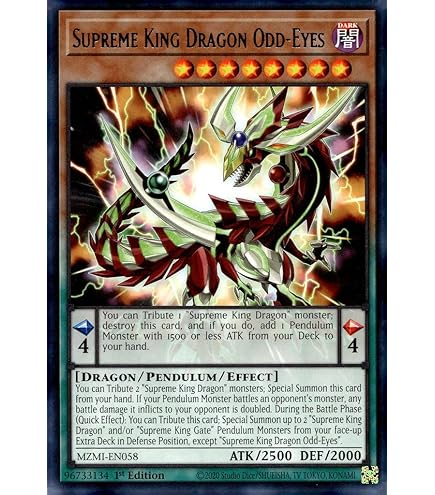 Amazon.com: Supreme King Dragon Clear Wing - MZMI-EN059 - Rare